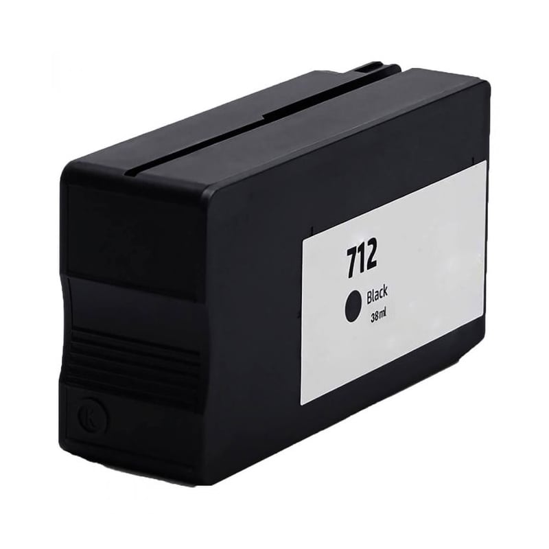 HP 712 Black High Capacity Compatible Ink Cartridge (3ED71A)